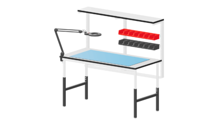 ESD-Tisch Classic S2 Breite 1530 x Tiefe 750 mm, höhenverstellbar