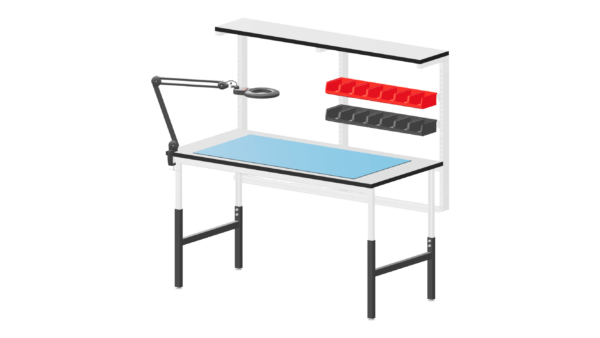 ESD-Tisch Classic S2 Breite 1530 x Tiefe 750 mm, höhenverstellbar