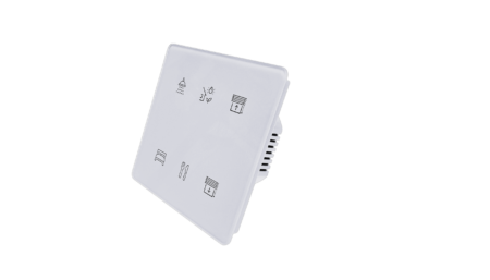 EVYTRA Casambi Flush Mount Switch, 2, 4 oder 6 Tasten, schwarz oder weiss