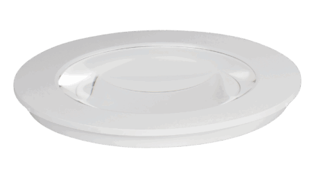 Additional lens with 5 diopters, white frame for Omega 7/iQ