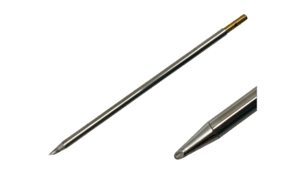 Hollow groove drag soldering cartridge, (bevel/L) 60° x 4 mm, 700 series