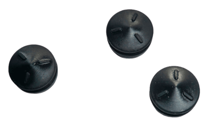Rubber stopper, 3 cc (50 pieces)