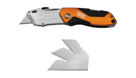 Folding utility knife with quick-change function (item no. 44130)
