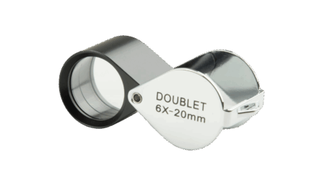 Aplanatic magnifier, 6x, lens 20 mm, PB.5016