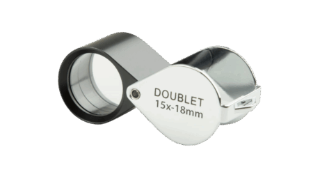 Aplanatic magnifier, 15x, lens 18 mm, PB.5018