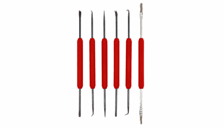 Soldering aid set, 6 double-sided tools