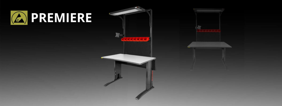 Tables de travail ESD - BLACK EDITION