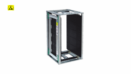 ESD PCB Magazine Rack, 50 Slots, 138 × 126 × 222 cm