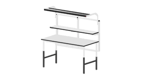 ESD table Classic S3 Width 1530 x Depth 750 mm, height-adjustable