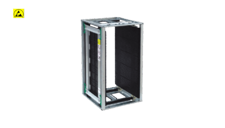 ESD PCB magazine rack, 50 slots, 18.1 x 1.6 x 22.1 inches
