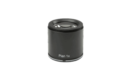 Objectif apochromatique plan 1x pour la série DZ, distance de travail 78 mm