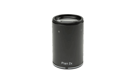 Objectif apochromatique plan 2x pour la série DZ, distance de travail 33 mm