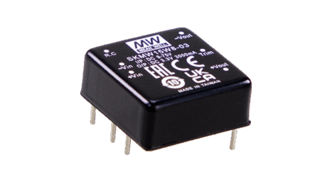 15W DC/DC converter, input 9–75 V, output 5 V/3 A