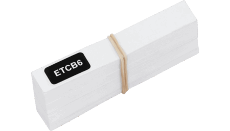 Etiketten zu CB 6 - 78 x 13 mm, 100 Stück