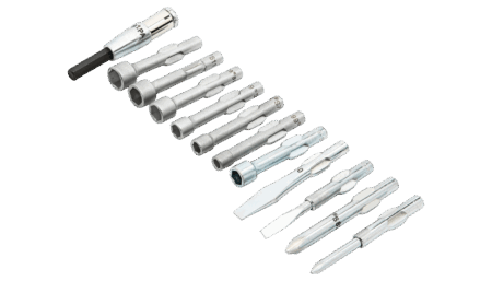 Jeu de 12 tournevis et clés à douille avec adaptateur Power-Bit
