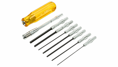 Jeu de 9 clés à douille Allen® à six pans, tailles métriques