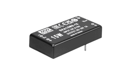 SKA15W8 + DKA15W8, 15W DC-DC converter with 8:1 input, 2"x1" housing