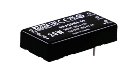 SKA20W8 + DKA20W8, 20W DC-DC converter with 8:1 input, 2"x1" housing