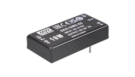 SKE10W8 + DKE10W8, 10W DC-DC converter with 8:1 input, 2"x1" enclosure