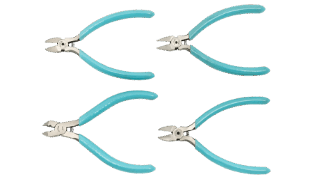 4-teiliges Set mit Elektronikschneider