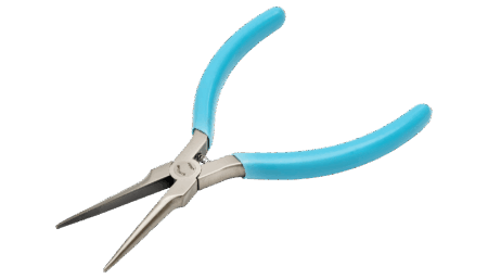5-1/2" ESD-sichere gezahnte Backen Langbeck-Draht- und Aufnahmezange