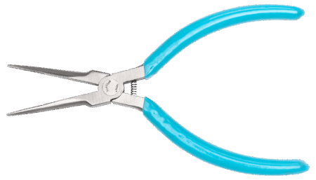 5-1/2" ESD-sichere gezahnte Backen Schlanke Langbeckzange