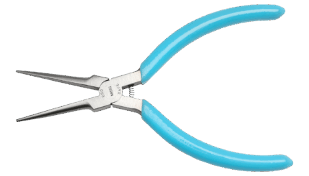 5-1/2" ESD-sichere, glatte Backen, schlanke Spitzzange