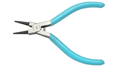 4-1/2" ESD-sichere Rundzange mit glatten Backen