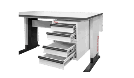 4-drawer unit