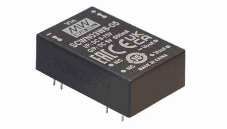 SCWN03W8 + DCWN03W8, 3W DC-DC Wandler mit 8:1 Eingang, DIP24