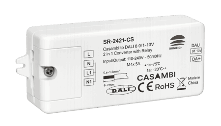 Casambi zu DALI DT6 / DT8 / 0-10V Konverter, AC-Push
