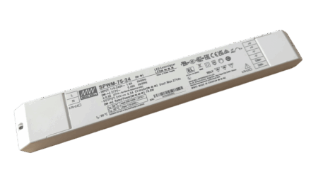 75W LED power supply with PWM output 12V/6.3A, 3-in-1 dimming