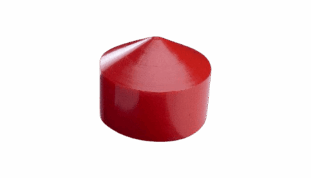 Plugs with sealing lip (red), 3 cc (50 pieces)