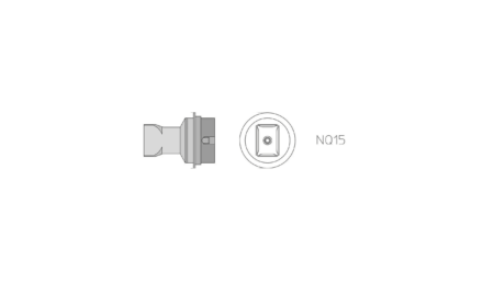 NQ15 Heissluftdüse, 4 Seiten beheizt 4,5 X 10,0 mm