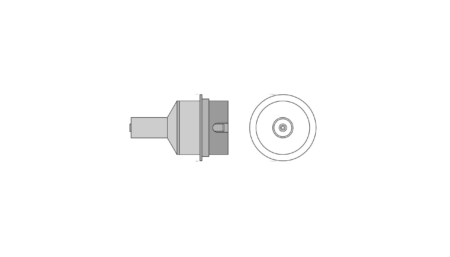 NRV07 Hot-Air Nozzle with Vacuum for Small Components, 7.0 mm